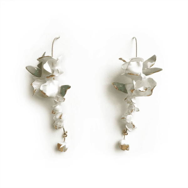 Avantelier selects ethical jewellery for you_W;nk Long Roses Earrings