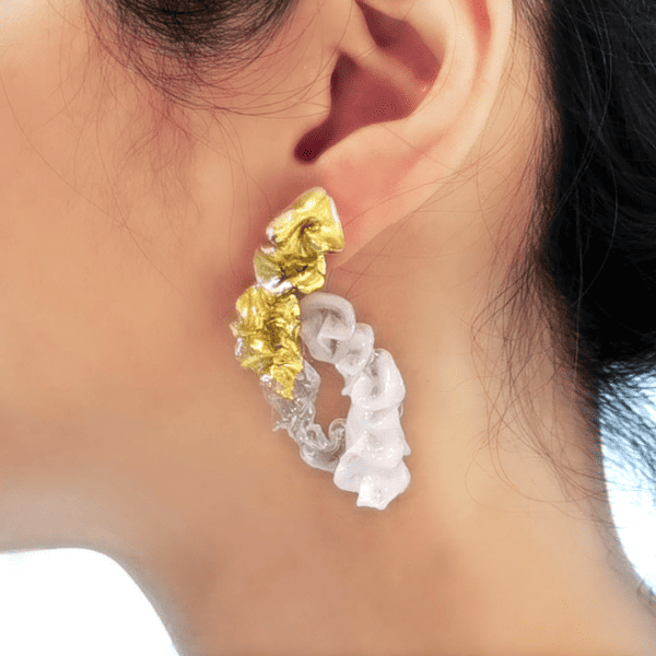 Avantelier selects ethical jewellery for you_W;nk Golden Ashes Earrings