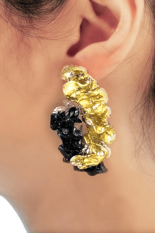 Avantelier selects ethical jewellery for you_W;nk Golden Ashes Earrings