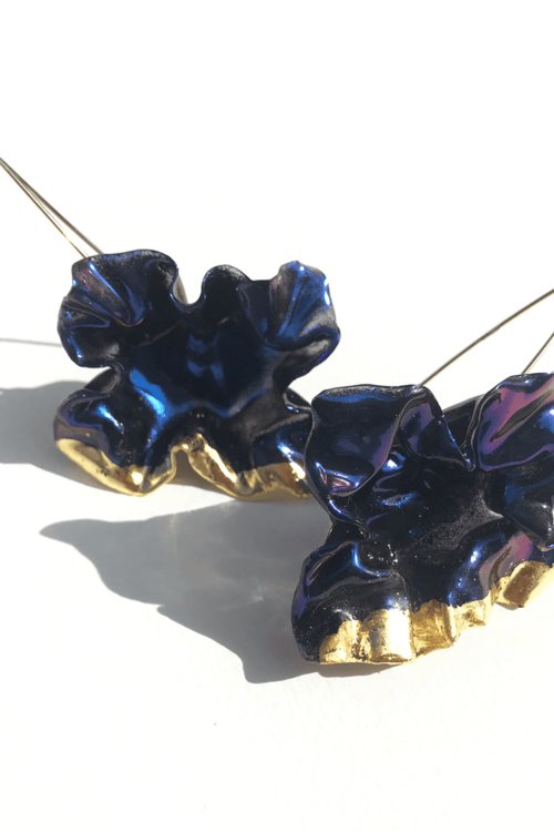 Avantelier selects ethical jewellery for you_W;nk Metallic Butterfly Dream Earrings