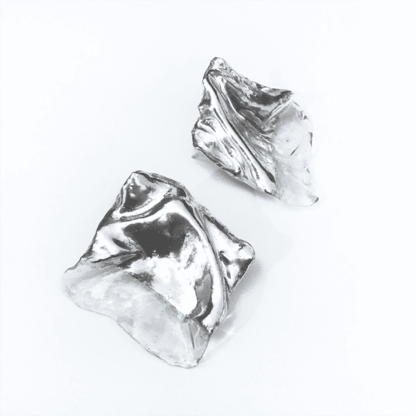 Avantelier selects ethical jewellery for you_W;nk Metallic Square Earrings