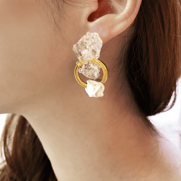 Avantelier selects ethical jewellery for you_W;nk Hopeful Stone Pearl Earrings