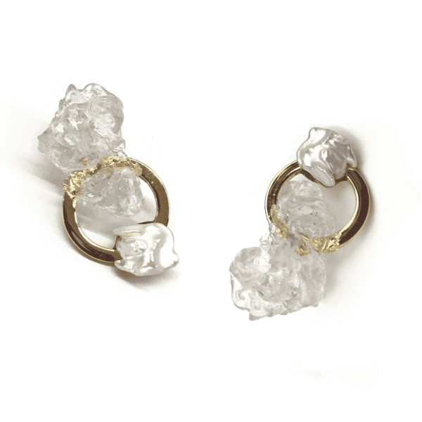 Avantelier selects ethical jewellery for you_W;nk Hopeful Stone Pearl Earrings