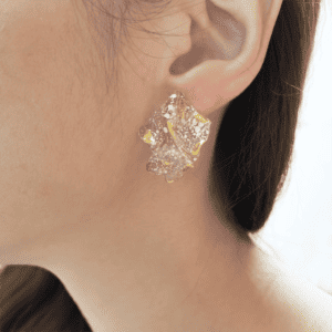 Avantelier selects ethical jewellery for you_W;nk Petal Fish Spotted Earrings