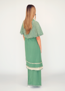 Avantelier selects ethical Outfits for you_CHERENG Green V Short Dress