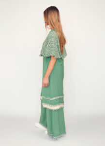 Avantelier selects ethical Outfits for you_CHERENG Green V Short Dress