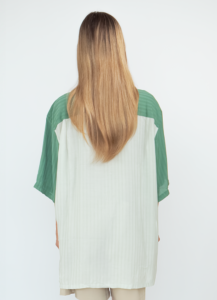 Avantelier selects ethical Outfits for you _ CHERNG Green Gradient Lightweight Shirt