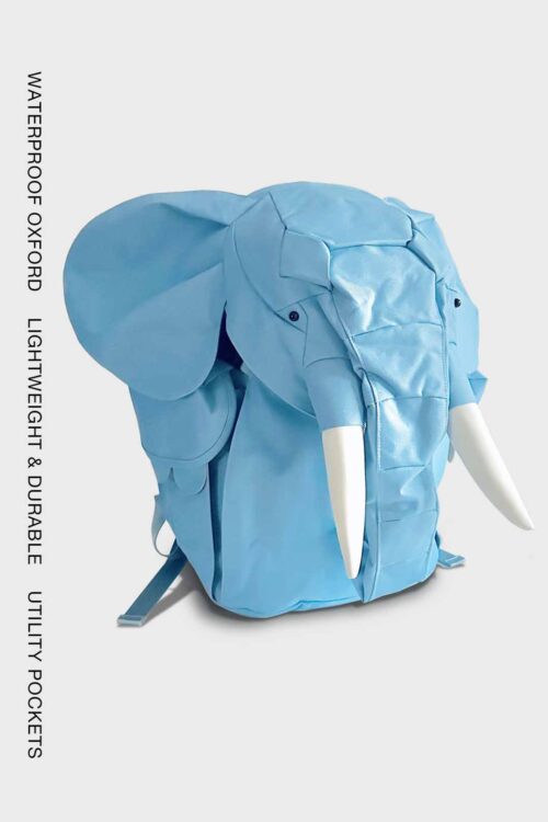 YANG DU : Blue Elephant Backpack – Large