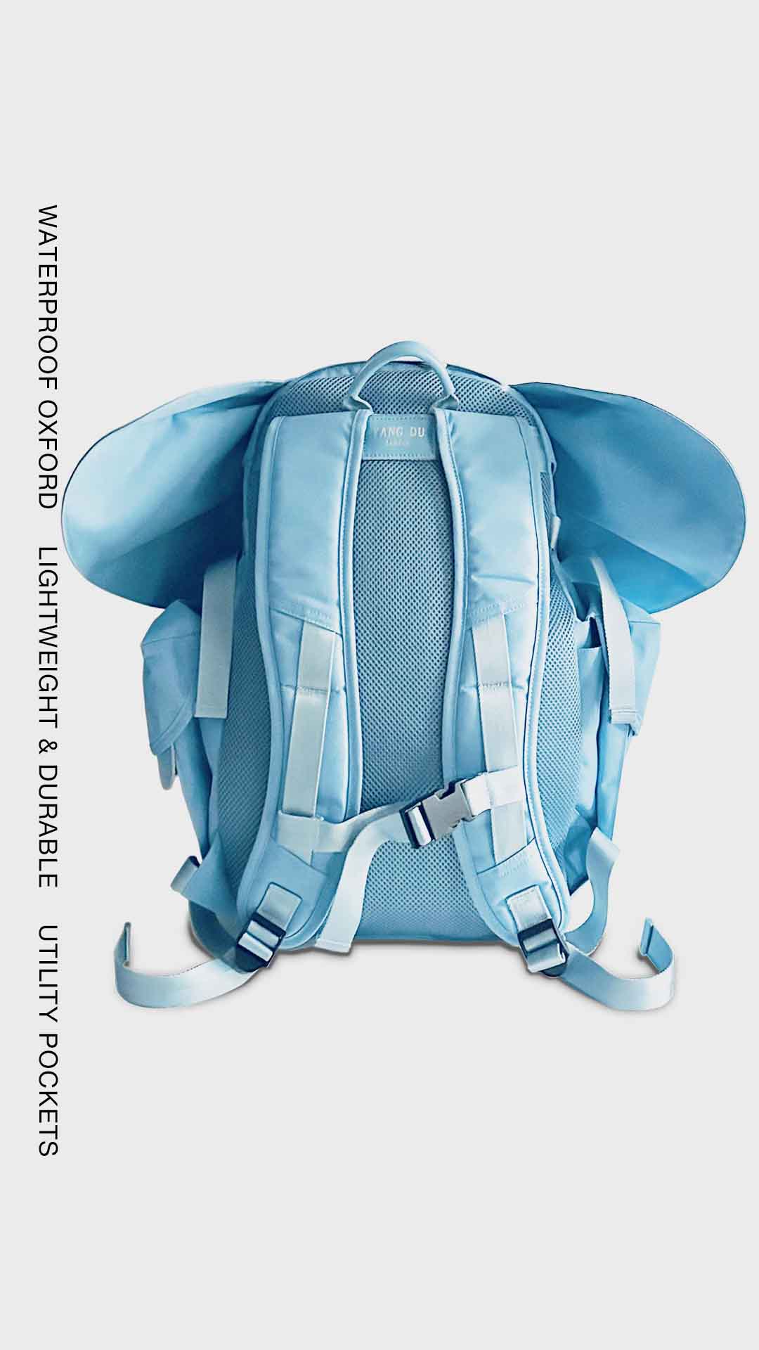 YANG DU : Blue Elephant Backpack – Large - Image 3
