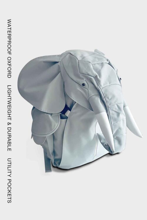 YANG DU : Grey Elephant Backpack – Large