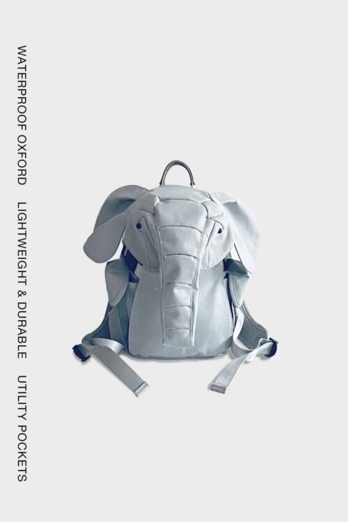 YANG DU : Grey Elephant Backpack – Small