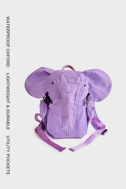 YANG DU : Purple Elephant Backpack – Small
