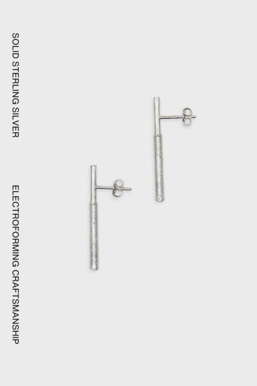 Sterling Silver Bar Earrings